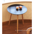 Table d'appoint ronde en bois MDF de mobilier moderne